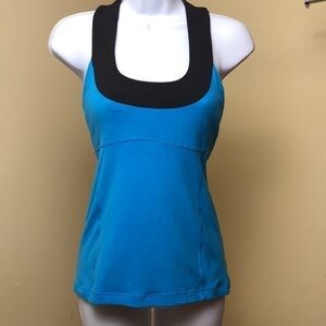 Blue Lulu Scoopneck tank